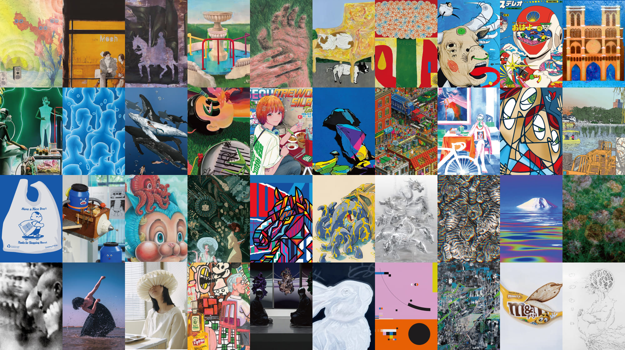 100+ 亚洲艺术家汇展